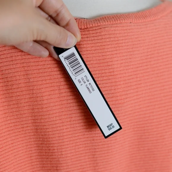 NEW Catherine Malandrino "Flamingo" Sweater Small - Picture 7 of 9